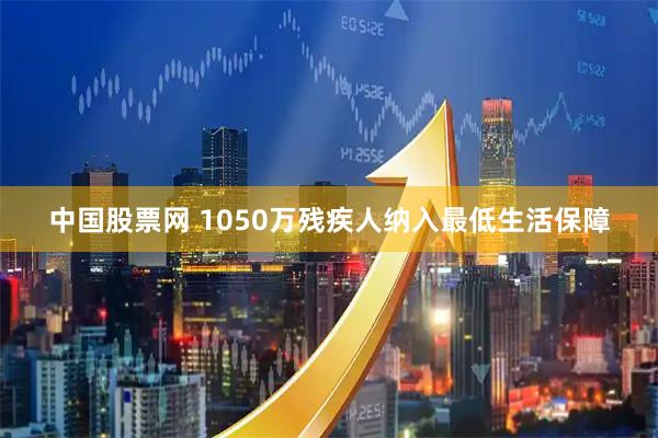中国股票网 1050万残疾人纳入最低生活保障
